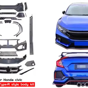 OTOLAS Honda Civic TypeR Ön Arka Tampon Tam Dolu Set