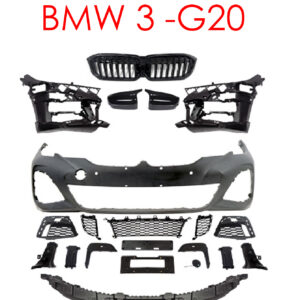 OTOLAS Bmw G20 Ön Tampon ve Panjur Seti M-Tech