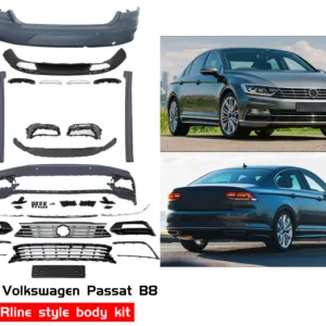 OTOLAS Vw Passat B8 Için R-Line Bodykit Tam Dolu/eksiksiz Body Kit Seti