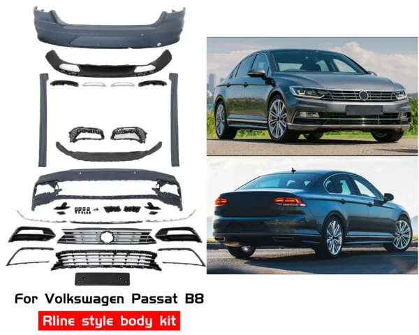 OTOLAS Vw Passat B8 Için R-Line Bodykit Tam Dolu/eksiksiz Body Kit Seti- 05326987352