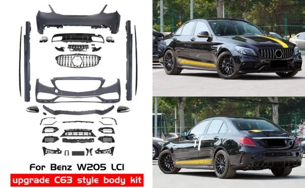 Mercedes W205 C63 Amg Bodykit Tampon Tam Dolu/eksiksiz Body Kit Seti- 05326987352