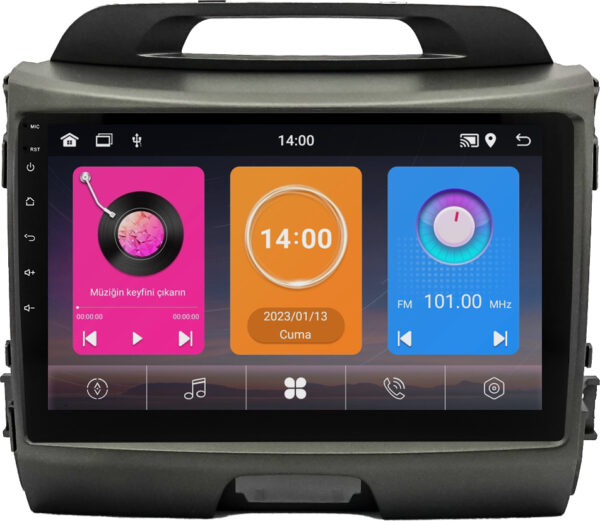 Otolas Kia Sportage Android Multimedya Ekran (2011-2015) 8 GB + 128 GB
